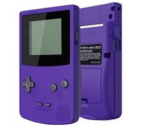 eXtremeRate Carcasa de Repuesto para Game Boy Color (GBC), Compatible con OSD IPS, IPS Regular y LCD Estándar, Funda con Botones para Game Boy - No Incluye Consola ni Pantalla, Violeta