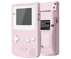 eXtremeRate Carcasa de Repuesto para Game Boy Color (GBC), Compatible con OSD IPS, IPS Regular y LCD Estándar, Funda con Botones para Game Boy - No Incluye Consola ni Pantalla, Rosa