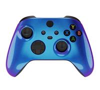eXtremeRate Carcasa Delantera para Xbox Series X S Mando Accesorios Protector Placa Frontal Funda Reemplazo Kit Cubierta Cover Shell para Xbox Series S X Control-No Incluye Mando(De Azul a Violeta)