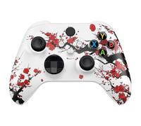 eXtremeRate Carcasa Linda para Xbox Series X S Mando Protector Placa Frontal Funda Delantera Reemplazo Kit Cubierta Cover Shell para Xbox Series S X Control-No Incluye Mando(Invierno en Flor)