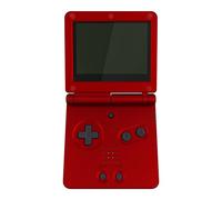 eXtremeRate Carcasa para Gameboy Advance SP, Funda Protector Placa Cubierta con Botones, Compatible con Todos IPS y LCD Estándar - Sin Consola ni Pantalla IPS, Escarlata Rojo