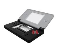 eXtremeRate Carcasa para Nintendo DS Lite Funda Protectora Personalizada Placa Cubierta Completa con Botones y Lente de Pantalla para Nintendo DS Lite NDSL - NO Incluye Consola(Clásicos NES)