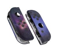 eXtremeRate Carcasa para Nintendo Switch & OLED Joycon Funda de Agarre Reemplazo Shell con Botones Teclas para Nintendo Switch Joycons y OLED Versión No Incluye Carcasa de Consola(Galaxia Nebulosa)