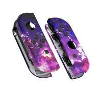 eXtremeRate Carcasa para Nintendo Switch & OLED Joycon Funda de Agarre Reemplazo Shell con Botones Teclas para Nintendo Switch Joycons y OLED Versión No Incluye Carcasa de Consola(Lava Surrealista)