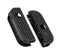 eXtremeRate Carcasa para Nintendo Switch & OLED Joycon Funda de Agarre Reemplazo Shell con Botones Teclas para Nintendo Switch Joycons y OLED Versión No Incluye Carcasa de Consola(Carbono Fibra)