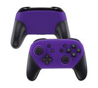 eXtremeRate Carcasa para Nintendo Switch Pro Funda Delantera Placa Trasera Cubierta de Tacto Suave DIY Shell de reemplazo Case para Nintendo Switch Pro-Controlador NO Incluido (Violeta Mate)