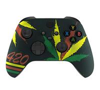 eXtremeRate Carcasa para Xbox Series S X Mando Protector Placa Frontal Funda Delantera Reemplazo Kit Cubierta Cover Shell para Xbox Series X S Control-No Incluye Mando(Hoja)