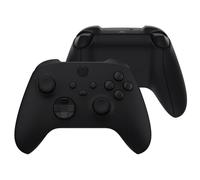 eXtremeRate Carcasa para Xbox Series X S Mando Accesorios Carcasa Completa Protector Placa Trasera Funda Frontal Empuñadura Agarre Botones para Xbox Serie S X Control-No Incluye Mando(Negro)