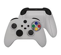 eXtremeRate Carcasa para Xbox Series X S Mando Carcasa Completa Protector Placa Trasera Funda Frontal Empuñadura Agarre Botones para Xbox Serie S X Control-No Incluye Mando(Clásico SFC SNES EU)
