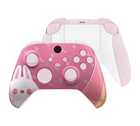 eXtremeRate Carcasa para Xbox Series X S Mando Carcasa Completa Protector Placa Trasera Funda Frontal Empuñadura Agarre Botones para Xbox Serie S X Control-No Incluye Mando(Conejo de Pascua)