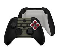 eXtremeRate Carcasa para Xbox Series X S Mando Carcasa Completa Protector Placa Trasera Funda Frontal Empuñadura Agarre Botones para Xbox Serie S X Control-No Incluye Mando(Clásicos NES)