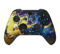 eXtremeRate Carcasa para Xbox Series X S Mando Protector Placa Frontal Funda Delantera Reemplazo Kit Cubierta Cover Shell para Xbox Series S X Control-No Incluye Mando(Salpicaduras de Lucha)