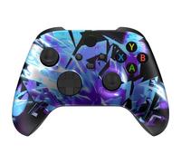 eXtremeRate Carcasa para Xbox Series X S Mando Protector Placa Frontal Funda Delantera Reemplazo Kit Cubierta Cover Shell para Xbox Series S X Control-No Incluye Mando(Hora Oscura Rompiendo)