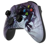 eXtremeRate Carcasa personalizada para mando de Xbox Series X|S, Revitaliza tu controlador, diseño de Dragon Whisper, carcasa frontal de repuesto para mando inalámbrico de Xbox Core