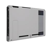 eXtremeRate Carcasa Trasera para Nintendo Switch Consola Accesorios Funda Case Shell de Bricolaje Cubierta de reemplazo con Soporte para Nintendo Switch-No Incluye la Carcasa de Joycon(Clásico NES)