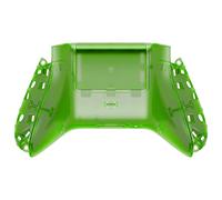 eXtremeRate Carcasa Trasera para Xbox Series S Xbox Series X Control Funda Protector con Placa de Batería Cubierta Posterior para Xbox Series S X Mando-No Incluye Shell de Grip(Transparente Verde)