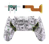 eXtremeRate Dawn Programable Remap Kit Botón de Reasignación para ps4 con Board de Actuelización&Carcasa Trasera Diseñada&4 Botones Traseros para ps4 Mando JDM 040/050/055(Efectivo 100$)