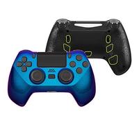 eXtremeRate DECADE Tournament Controller(DTC) Actualización Kit para ps4 JDM-040/050/055 Control Actualización Board&Carcasa Ergonómica&Botones Traseros&Gatillos Stops-No Incluye Mando(Azul a Violeta)