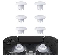 eXtremeRate Edge Sticks Swappable Thumbsticks para ps5 Control Botones Joystick Analógico Intercambiable para ps4 Mando Joysticks para ps5 Todos Modelos Universales-No Incluye Control(Robot Blanco)