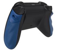 eXtremeRate FLEXOR Agarre de Goma con Trigger Stop Kit para Xbox Series X/S Control Carcasa de Grip Antideslizante Quickshot Gatillos Ergonómico para Xbox Core Mando-Diamante Textura(Azul Yale)