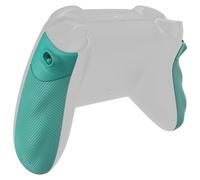 eXtremeRate FLEXOR Agarre de Goma con Trigger Stop Kit para Xbox Series X/S Control Carcasa de Grip Antideslizante Quickshot Gatillos Ergonómico para Xbox Core Mando-Diamante Textura(Verde Teal)