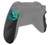 eXtremeRate Flexor Agarre de Goma con Trigger Stop Kit para Xbox Series X/S Control Carcasa de Grip Antideslizante Quickshot Gatillos Ergonómico para Xbox Core Mando-Diamante Textura(Violeta a Verde)