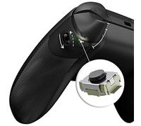 eXtremeRate Flexor Clicky Goma Grip Trigger Stop Kit para Xbox Series X/S Control Gatillos Ergonómicos Bloqueo del Gatillo Diamante Textura Grip Antideslizante Carcasa para Xbox Core Mando(Negro)