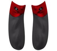 eXtremeRate Flexor - Kit de tapones de gatillo de goma para control Xbox Series X/S, empuñaduras ergonómicas para mando Xbox Core, color rojo escarlata