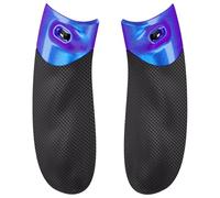 eXtremeRate Flexor - Kit de tapones de gatillo de goma para control Xbox Series X/S, empuñaduras ergonómicas para mando Xbox Core, color morado camaleón y azul