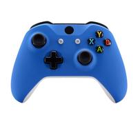 eXtremeRate Funda Delantera Carcasa Protectora de la Placa Frontal Cubierta Esmerilada Antideslizante para el Mando del Xbox One S y Xbox One X (Model 1708) Azul