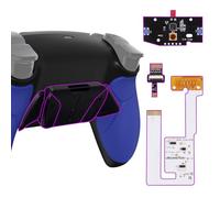 eXtremeRate Goma Grip Programable RISE4 V3 Remap Kit para ps5 Mando Modelo BDM-030/040/050 Actualización Board&Carcasa Trasera&4 Palancas Botones para ps5 Control-NO Incluye Mando(Azul)
