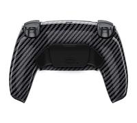 eXtremeRate Graphite Carbon Fiber Pattern Programmable Rise 2.0 Remap Kit for PS5 Controller - BDM-010 020, Upgrade Board & Redesigned Bottom Shell & 2 Back Buttons Attachment Set - Without Controller