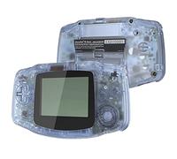 eXtremeRate IPS Ready Upgraded Carcasa Transparente para Gameboy Advance (GBA), Compatible con Todos IPS y LCD Estándar, Funda con Botones para Game Boy - Sin Consola ni Pantalla, Azul