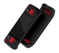 eXtremeRate Kit de Botones Completo para Steam Deck LCD - Botones Frontales ABXY Cruceta Trackpad L R Gatillos Analógicos con Herramienta para Steam Deck - No Incluye Consola (Rojo Escarlata)