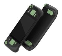 eXtremeRate Kit de Botones Completo para Steam Deck LCD - Botones Frontales ABXY Cruceta Trackpad L R Gatillos Analógicos con Herramienta para Steam Deck - No Incluye Consola (Matcha Verde)