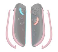 eXtremeRate Kit de Tiras Decorativas de Reemplazo para Joycon 2, Cubierta Lateral Personalizada, DIY Tiras de Decoración con Herramienta de Palanca para Nintendo Switch 2 (Rosa)