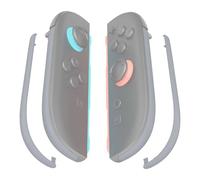 eXtremeRate Kit de Tiras Decorativas de Reemplazo para Joycon 2, Cubierta Lateral Personalizada, DIY Tiras de Decoración con Herramienta de Palanca para Nintendo Switch 2 (Gris)