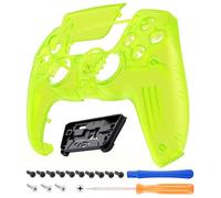 eXtremeRate Luna Rediseñado Carcasa Frontal con Panel Táctil Compatible con ps5 BDM-010/020/030/040/050 Carcasa Delantera Placa Frontal Funda Portectora Compatible con ps5(Lima Verde)