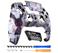 eXtremeRate Luna Rediseñado Carcasa Frontal con Panel Táctil Compatible con ps5 BDM-010 BDM-020 BDM-030 BDM-040 Carcasa Delantera Placa Frontal Funda Portectora(Punky Conejito Lindo)