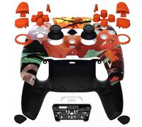 eXtremeRate Luna Rediseñado Completo Kit Carcasa con Botones Touchpad Joysticks Compatible con ps5 Control BDM-030/040/050 Placa Frontal Cubierta Trasera Compatible con ps5 Mando(Maple Impact)