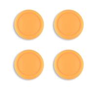 eXtremeRate PlayVital Agarres para el Pulgar para Nintendo Switch Joycon Lite Tapas de Joysticks Caps Thumb Grips de Silicona Joystick Tapas de Pulgar para Nintendo Switch Lite joycons(Amarillo)