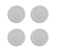 eXtremeRate PlayVital Agarres para el Pulgar para Nintendo Switch Joycon Lite Tapas de Joysticks Caps Thumb Grips de Silicona Joystick Tapas de Pulgar para Nintendo Switch Lite joycons(Gris Claro)