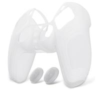 eXtremeRate PlayVital Funda de Silicona para ps5 Mando - Carcasa Protectora Antideslizante con 2 Tapas de Joysitck, Duradero y Resistente, Accesorio para Control (Edición Samurai-Brilla en Oscuridad)