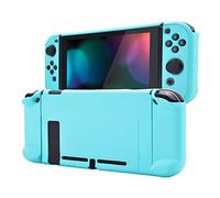 eXtremeRate PlayVital Funda para Nintendo Switch Carcasa Estuche Acoplable Protector Tacto Suave Case de Joycons Protectora Duradera Cover Cáscara para Control Switch Joycon Consola(Celeste)