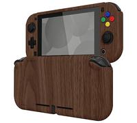 eXtremeRate PlayVital Funda Protectora para Nintendo Switch Lite | Carcasa Rígida de PC, Protección Diaria, Ajuste Preciso, Instalación Sencilla, Diseño Grano de Madera