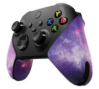 eXtremeRate PlayVital Pegatina de Silicona para Xbox Series X/S - Adhesivo Antideslizante de Agarre, Piel de Goma Texturizada para Mando, Mejora el Control y Comodidad (Galaxia Nebulosa)