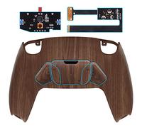 eXtremeRate Programable RISE4 Remap Kit para ps5 Mando Modelo BDM-010 & BDM-020 Actualización Board & Carcasa Trasera & 4 Palancas Botones Traseros para ps5 Control-NO Incluye Mando(Grano de Madera)