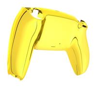 eXtremeRate Reemplazo Carcasa Trasera para ps5 Control BDM-010/020/030/040/050/060, Funda Carcasa Posterior Cubierta Placa Protector Cover Tapa Accesorios para ps5 Mando (Dorado Cromo)