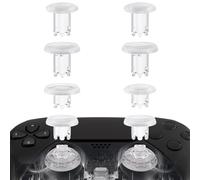 eXtremeRate ThumbsGear V3 Joysticks Intercambiables Palanca Ergonómica para ps5 Analógico de Repuesto Thumb Sticks para ps4 Mando - 3 Alturas Adjustables Grips Thumbsticks Convexo y Cóncavo(Claro)