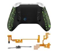 eXtremeRate Victor X Remap Kit para Xbox Series X/S Mando 6 Perfiles Modos & Carcasa Trasera & Rieles Laterales Rediseñados & 4 Botones Traseros para Xbox Core-No Incluye Control(Salpiaduras Verdes)